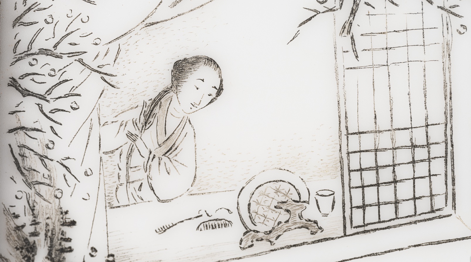 微彫硯屏 Micro Engraving Table Screen - Image 6