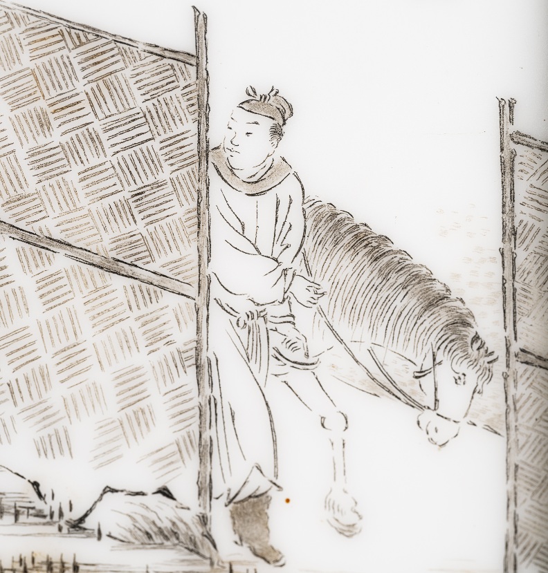 微彫硯屏 Micro Engraving Table Screen - Image 7