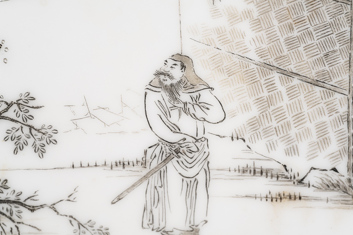 微彫硯屏 Micro Engraving Table Screen - Image 5