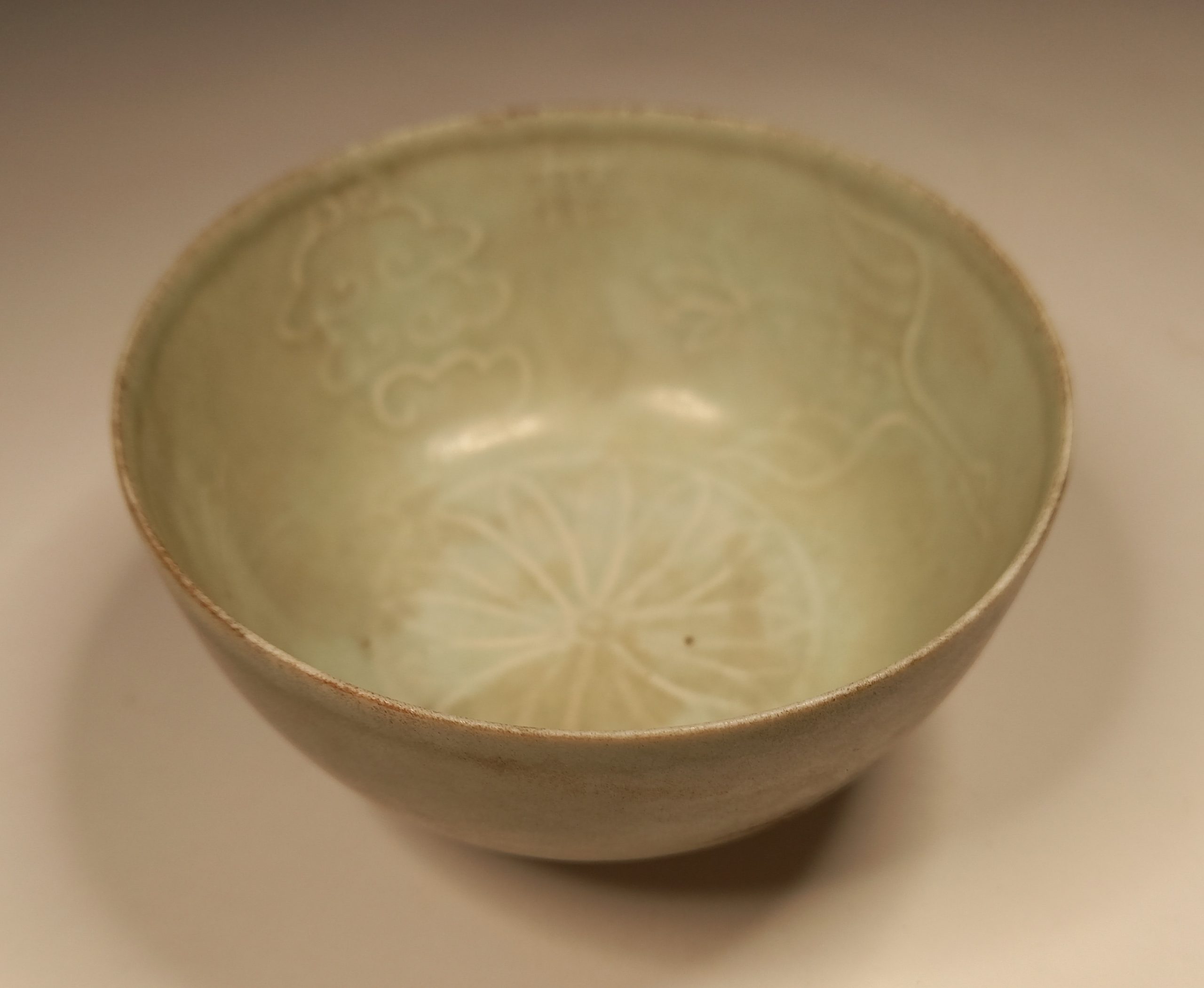 卵白釉樞府盞 Yuen white glaze cup - Image 2