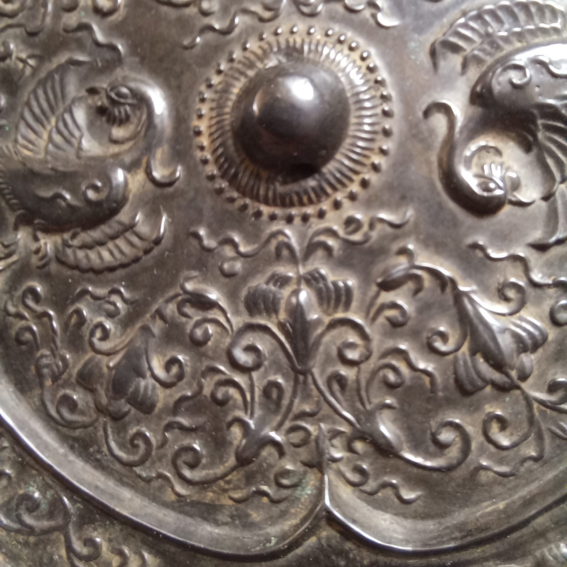 唐雙鳳銅鏡 Tang Bronze Mirror - Image 5