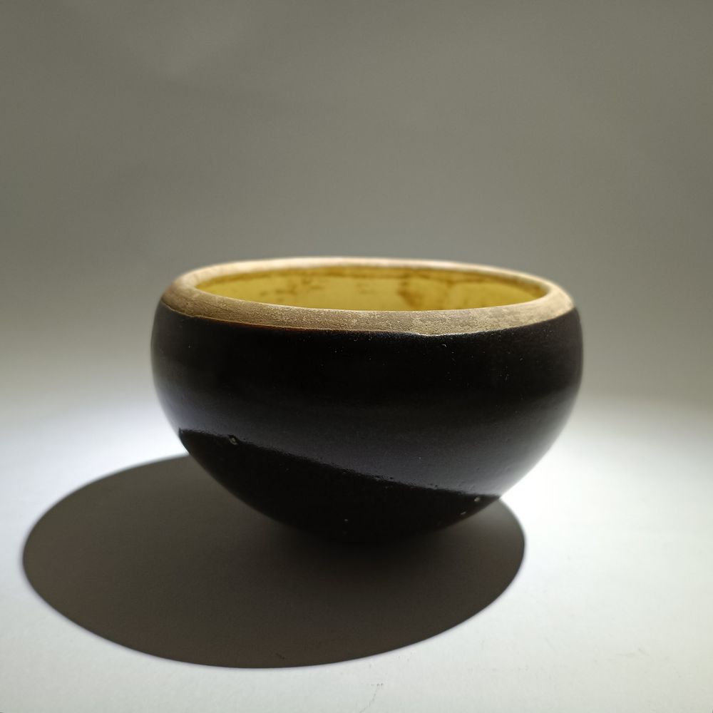 白邊黑釉小砵 White rim bowl - Image 2