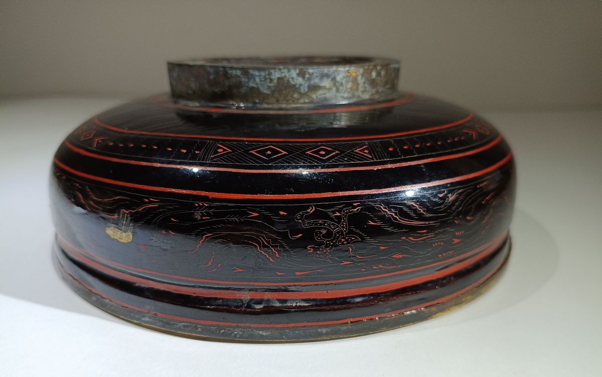 錐刻漆盤 Engraved lacquer bowl - Image 4