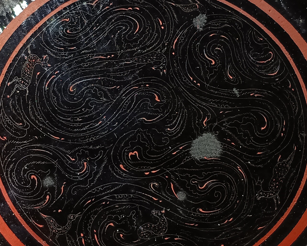 錐刻漆盤 Engraved lacquer bowl - Image 5