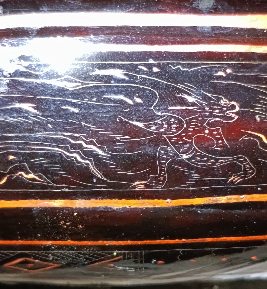 錐刻漆盤 Engraved lacquer bowl - Image 6